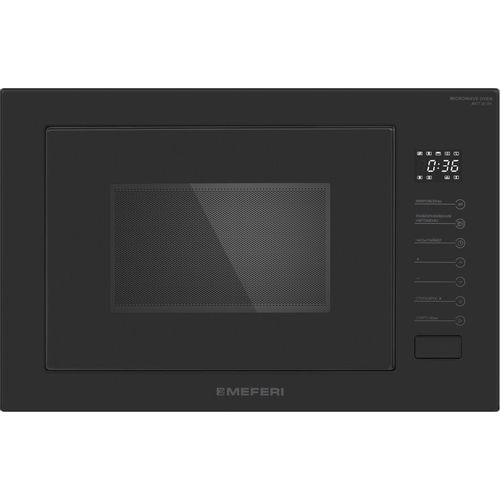 Встраиваемая микроволновая печь MEFERI Ultra MMO6025BK, 25л, 900Вт, черный [mmo6025bk matt ultra]