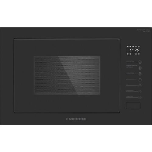 Встраиваемая микроволновая печь MEFERI Ultra MMO6025BK, 25л, 900Вт, черный [mmo6025bk matt ultra]