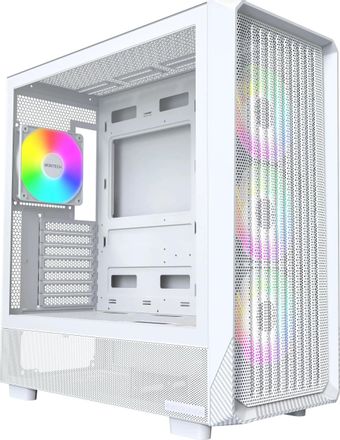 Корпус ATX MONTECH X5, Midi-Tower, без БП,  белый [x5 white]