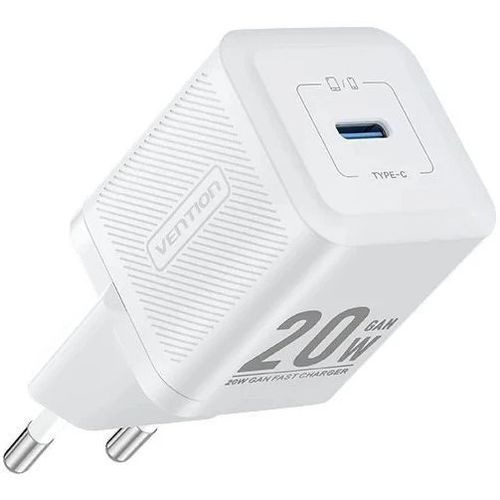 Сетевое зарядное устройство VENTION FEPW0-EU, USB-C, 20Вт, 3A, белый
