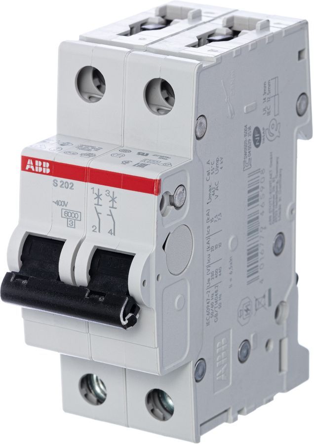 Характеристики Выключатель автоматический ABB S202 D25 (2CDS252001R0251 ...