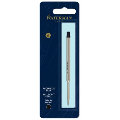 Стержень шариковый Waterman Standard Maxima тонкий (F) 0.8мм цвет чернил: черный, блистер [1964017]