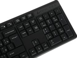 Клавиатура A4TECH KK-3, проводная, мембранная, черный