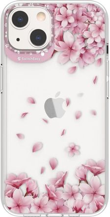 Чехол (клип-кейс)  SwitchEasy Artist Sakura, для Apple iPhone 13, противоударный, разноцветный [gs-103-208-208-137]