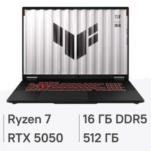 Изображение товара Игровой ноутбук ASUS TUF Gaming A18 FA808UH-S8049 18 IPS Ryzen 7 16GB SSD RTX 5050