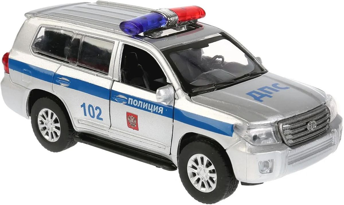 Игрушка Технопарк Toyota Land Cruiser, полицейская машина [cruiser-p] –  купить в Ситилинк | 1736198