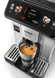 Кофемашина автоматическая DeLonghi Eletta Explore ECAM450.55.S, серебристый/черный
