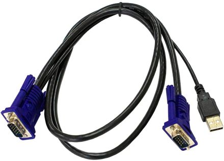 Кабель KVM ORIGO OKVMCU 1.8м, черный [okvmcu/a1a]