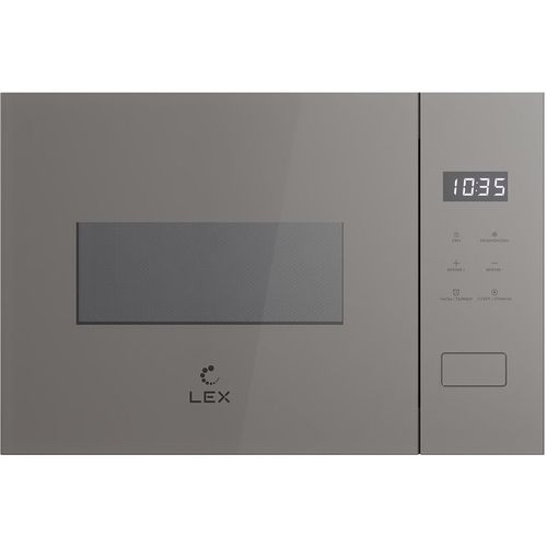 Встраиваемая микроволновая печь LEX Bimo BIMO 15.02N GR, 15л, 600Вт, серый [chve000042]
