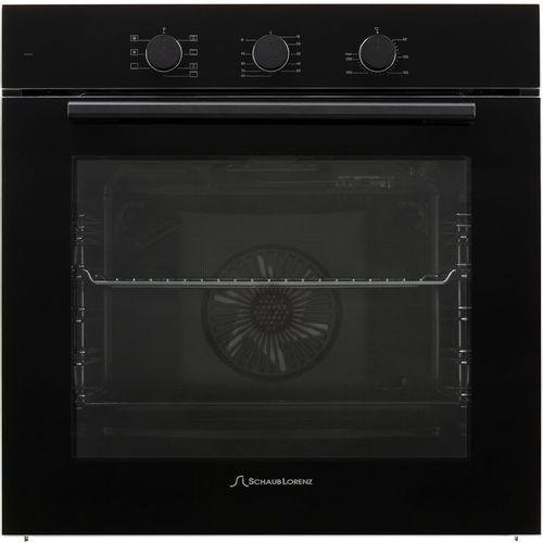 Духовой шкаф электрический SCHAUB LORENZ SLB EY6308, 78л, дверца с 2 стеклами, черный — фото 1