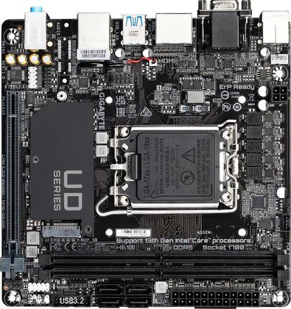 Материнская плата Gigabyte H610I, Socket LGA 1700, Intel H610, mini-ITX, Ret