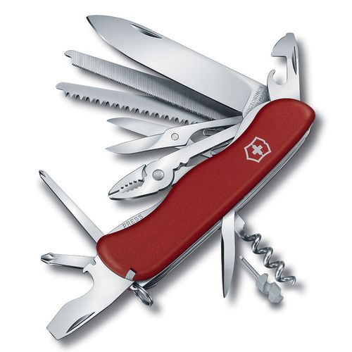 Складной нож Victorinox Work Champ, функций: 21, 111мм, красный, коробка картонная [0.8564]