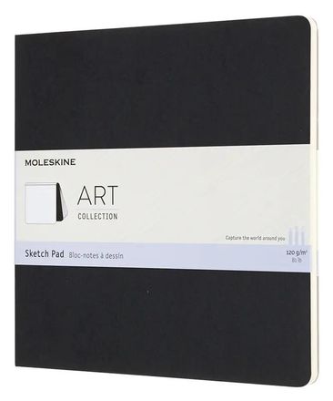 Блокнот Moleskine Art Soft,  48стр,  мягкая обложка,  черный [artskpad5]
