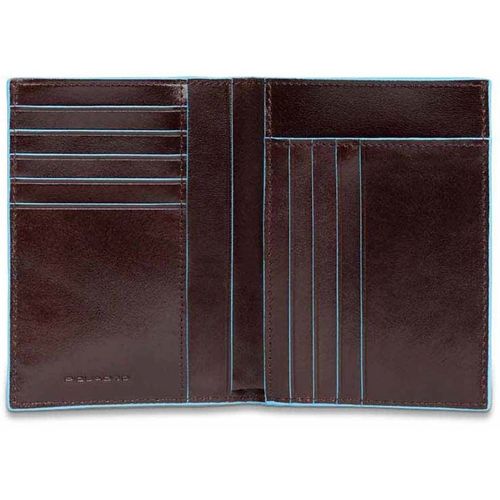Кошелек мужской Piquadro Blue Square, кожа натуральная, красное дерево [pu1393b2r/mo]