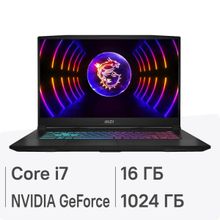 Изображение товара Игровой ноутбук MSI Katana 15 B13VFK-2435XRU 15.6 IPS i7 RTX 4060 16ГБ SSD