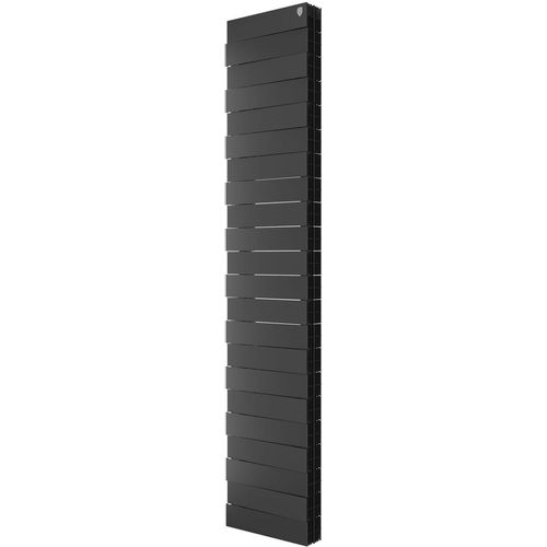 Радиатор биметаллический ROYAL THERMO Pianoforte Tower 300 /Noir Sable, 22 секций, боковое подключение, черный