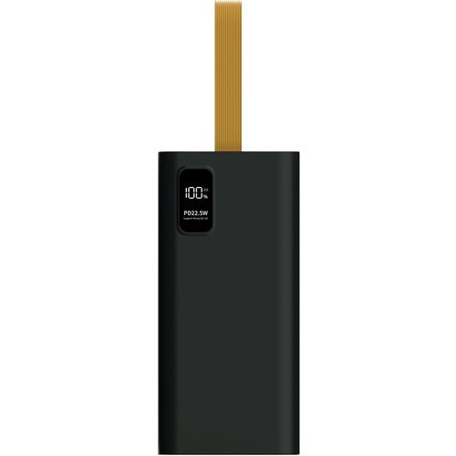 Внешний аккумулятор (Power Bank) PERO PB08, 40000мAч, черный [pb08bl]