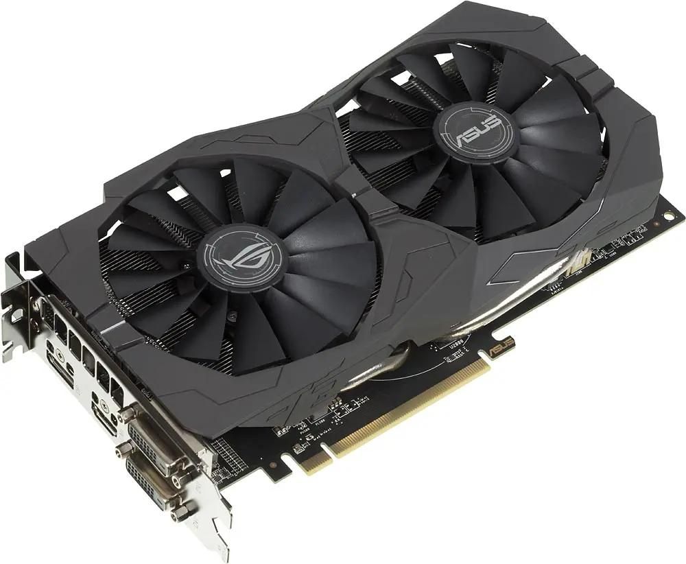 Обзор товара видеокарта ASUS AMD Radeon RX 570 ROG-STRIX-RX570-O8G-GAMING  8ГБ GDDR5, OC, Ret (1181712) в интернет-магазине СИТИЛИНК