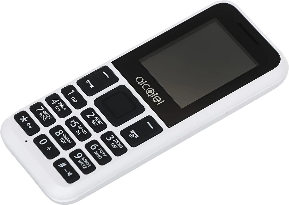 Сотовый телефон Alcatel 1066D, белый – купить в Ситилинк | 1109825