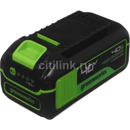 Батарея аккумуляторная GREENWORKS G40HP4, 40В, 4Ач, Li-Ion [2958507]