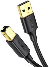 Изображение товара UGREEN Кабель USB 2.0 A(m) - USB B(m) 2м ферритовый черный