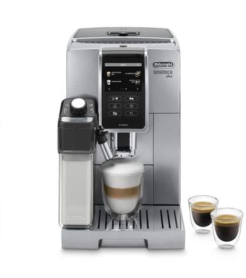 Кофемашина DeLonghi Dinamica Plus ECAM370.95.S,  серый/черный