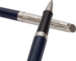 Ручка-роллер Waterman Hemisphere L`Essence du Bleu LaqBlue CT чернила черный коробка подарочная
