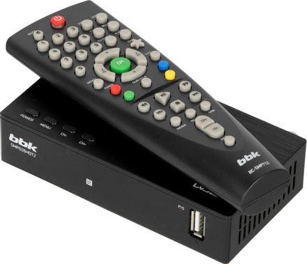Ресивер DVB-T2 BBK SMP026HDT2, черный