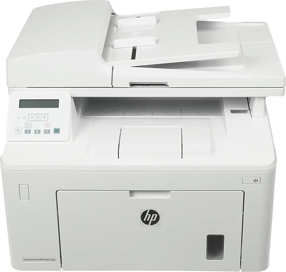 МФУ лазерный HP LaserJet Pro M227sdn черно-белая печать, A4, цвет белый  [g3q74a] – купить в Ситилинк | 403910