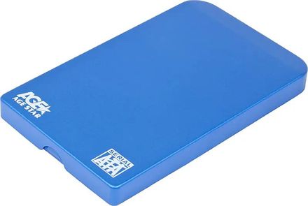Внешний корпус для  HDD AgeStar SUB201, синий