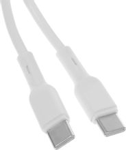 Изображение товара Кабель BORASCO USB Type-C 3м белый для зарядки и передачи данных