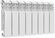 Изображение товара Радиатор биметаллический OGINT РБС 300мм х 8 секций, боковое [117-5969]