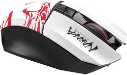Мышь беспроводная A4TECH Bloody R36 Ultra, USB, белый и черный