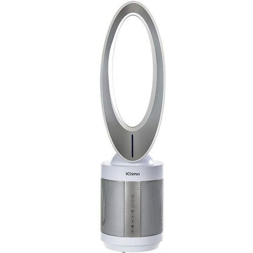 Воздухоочиститель ICLIMA LUX-550FP, до 100м2, серебристый/белый
