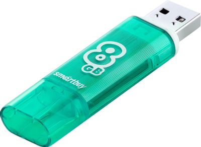 Флешка USB SMARTBUY Glossy 8ГБ, USB2.0, зеленый [sb8gbgs-g] – купить в ...