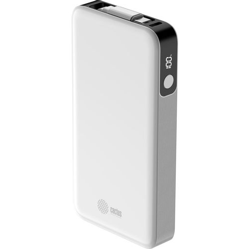 Внешний аккумулятор (Power Bank) Cactus CS-PBFSPA-10000, 10000мAч, белый