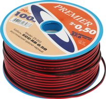 Изображение товара Кабель Premier SCC-RB CCA 2х0.5 мм² 100 м омедненный