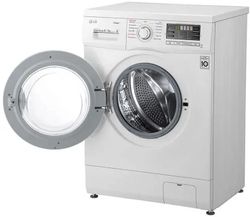 Стиральная машина LG F1296CDS0X, 6кг, с паром, с сушкой, инверторная
