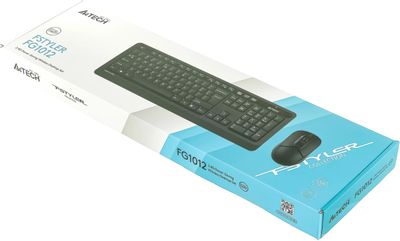 Комплект (клавиатура+мышь) A4TECH Fstyler FG1012, USB, беспроводной ...