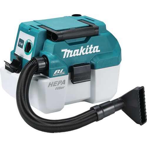 Строительный пылесос Makita DVC750LZ, аккумуляторный, без АКБ, без ЗУ, синий