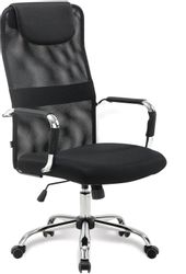 Кресло BRABIX Fit EX-514, сетка/ткань, до 120кг, черный