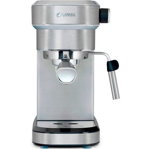 Кофеварка Vitek VT-1509, рожковая, серебристый