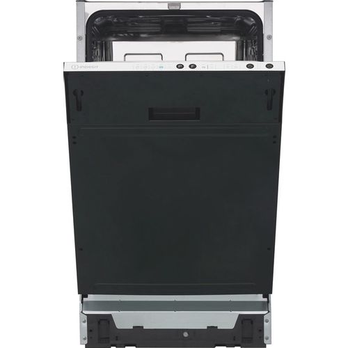 Встраиваемая посудомоечная машина Indesit DIS 1C29, узкая, ширина 44.8см, полновстраиваемая, загрузка 9 комплектов, серебристый