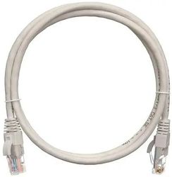 Патч-корд NIKOMAX вилка RJ-45, вилка RJ-45, кат.5E, LSZH, 3м, серый