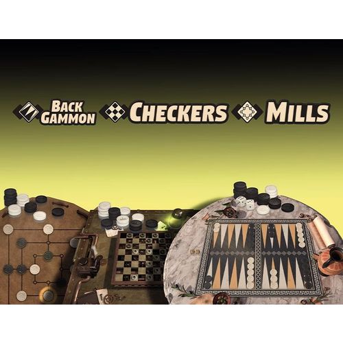 Игра ROKAPLAY Backgammon + Checkers + Mills, для ПК, регион: Россия,СНГ, RUS (интерфейс)