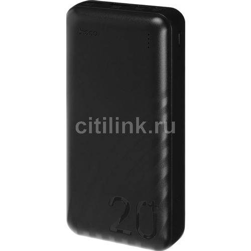 Внешний аккумулятор (Power Bank) Hoco J123A Element, 20000мAч, черный