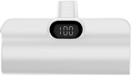 Внешний аккумулятор (Power Bank) PERO PB12WH, 5000мAч, белый