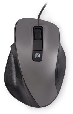 Мышь проводная Oklick 504M, оптическая, USB, 3600dpi, черный и