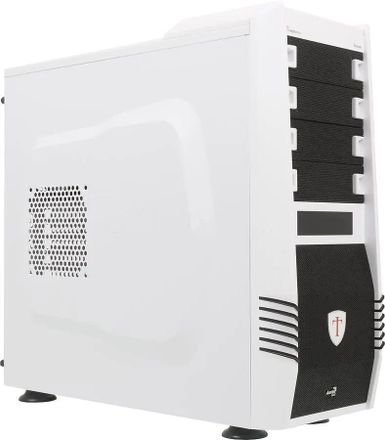 Корпус ATX Aerocool Templarius Ferrum, Midi-Tower, без БП,  белый и черный [en52054]