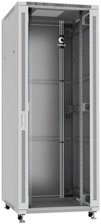 Шкаф серверный CABEUS SH-05C-42U80/100 напольный,  стеклянная передняя дверь,  42U,  800x2055x1000 мм